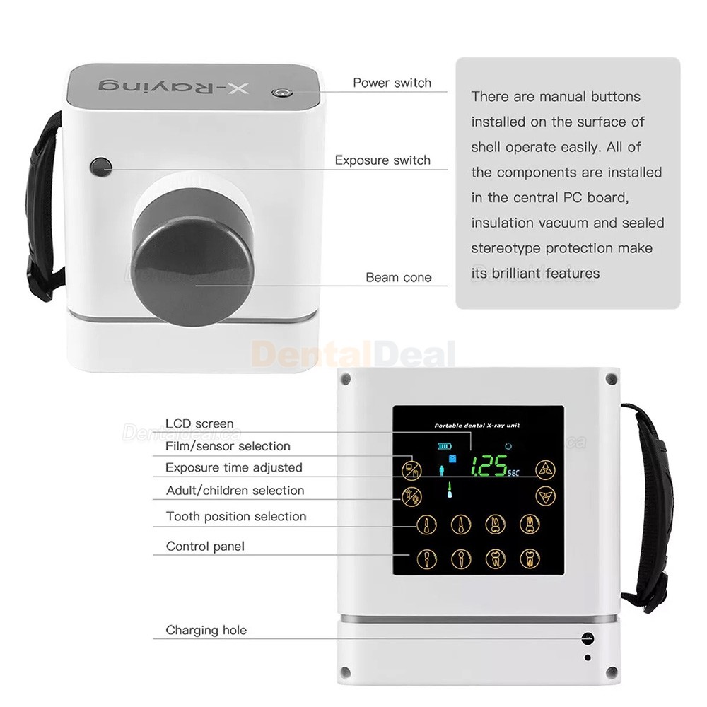 RAY-200 Handheld Dental X Ray Machine portable Dental Radiograph Machine High Frequency